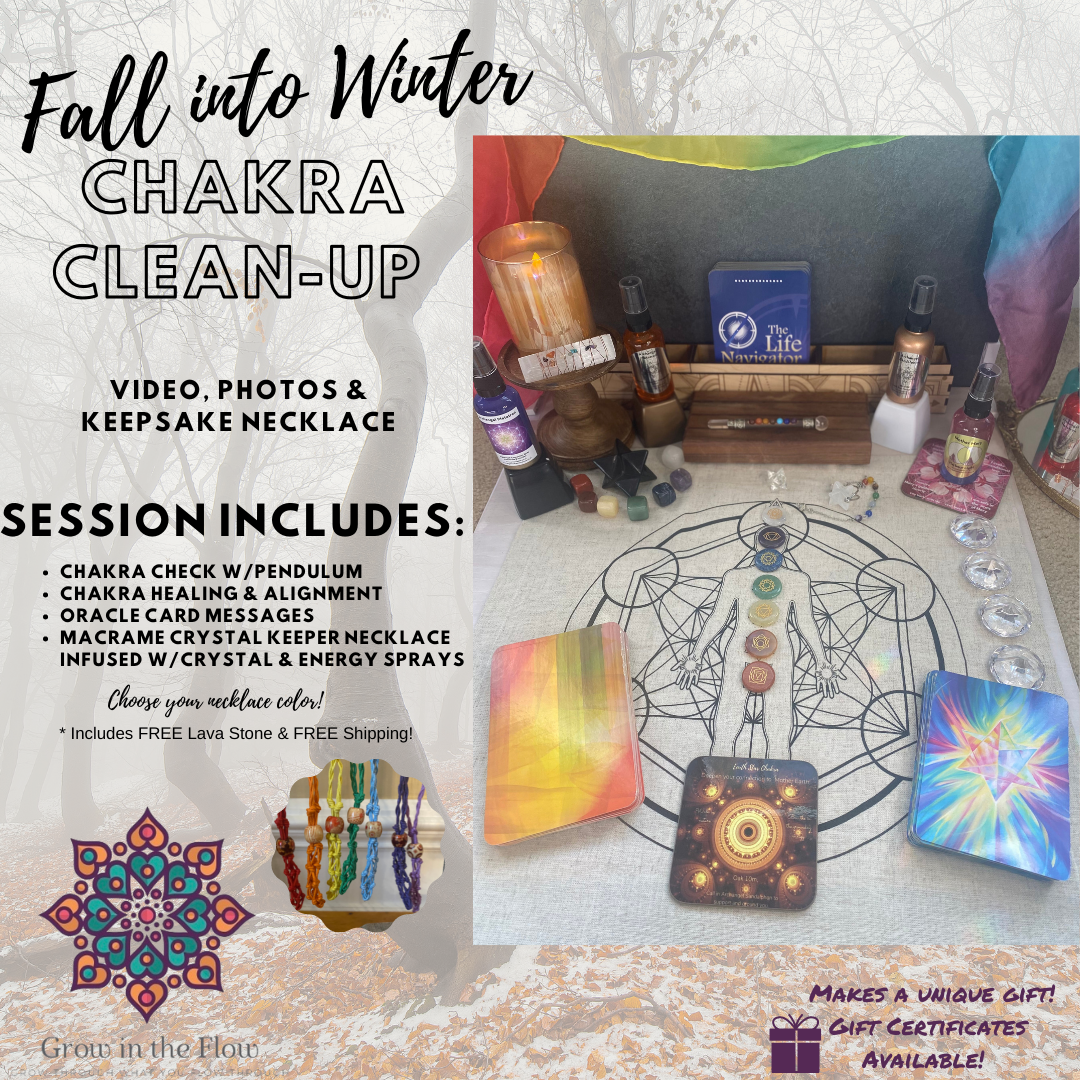 Chakra Clean-up $99 (10% savings!)