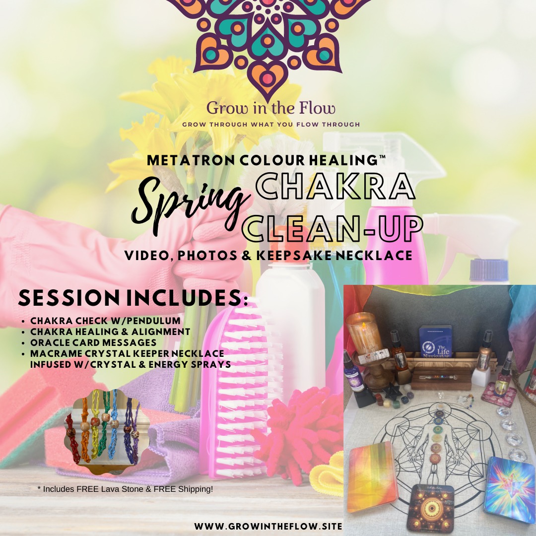 Spring Chakra Clean-up $99 (10% savings!)