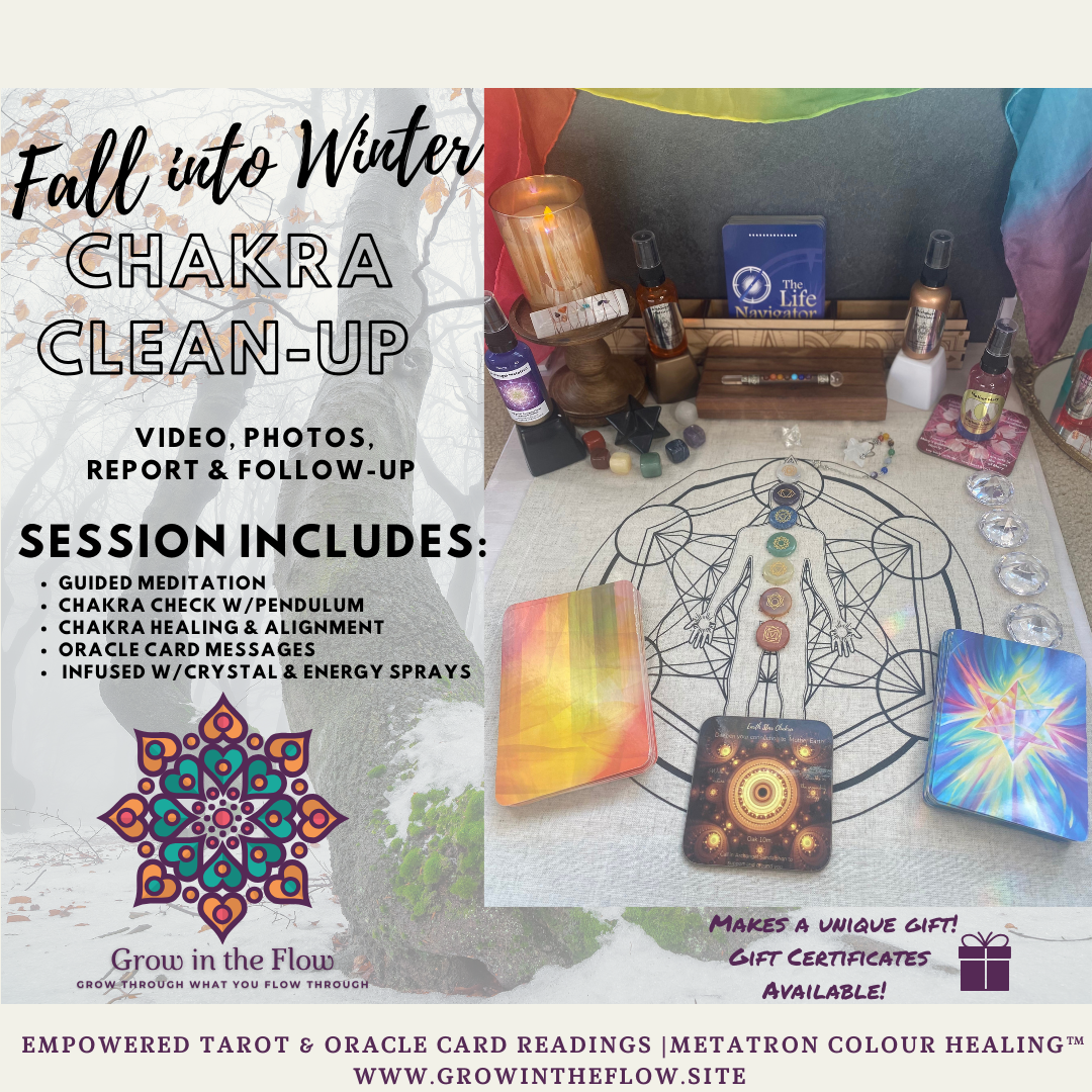 Chakra Clean-up $99 (10% savings!)