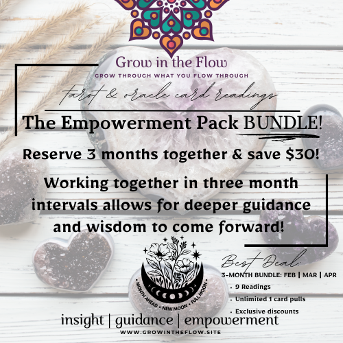 3 Month Bundle = $59/month February SAVE $30!